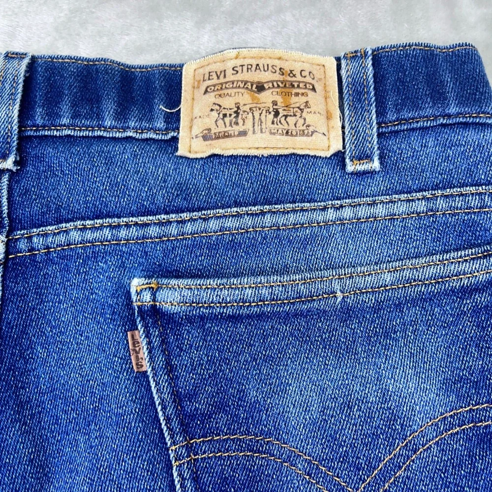 VTG Levi's 852‎ Orange Tab Mens Jeans Sz 38 Fits 35